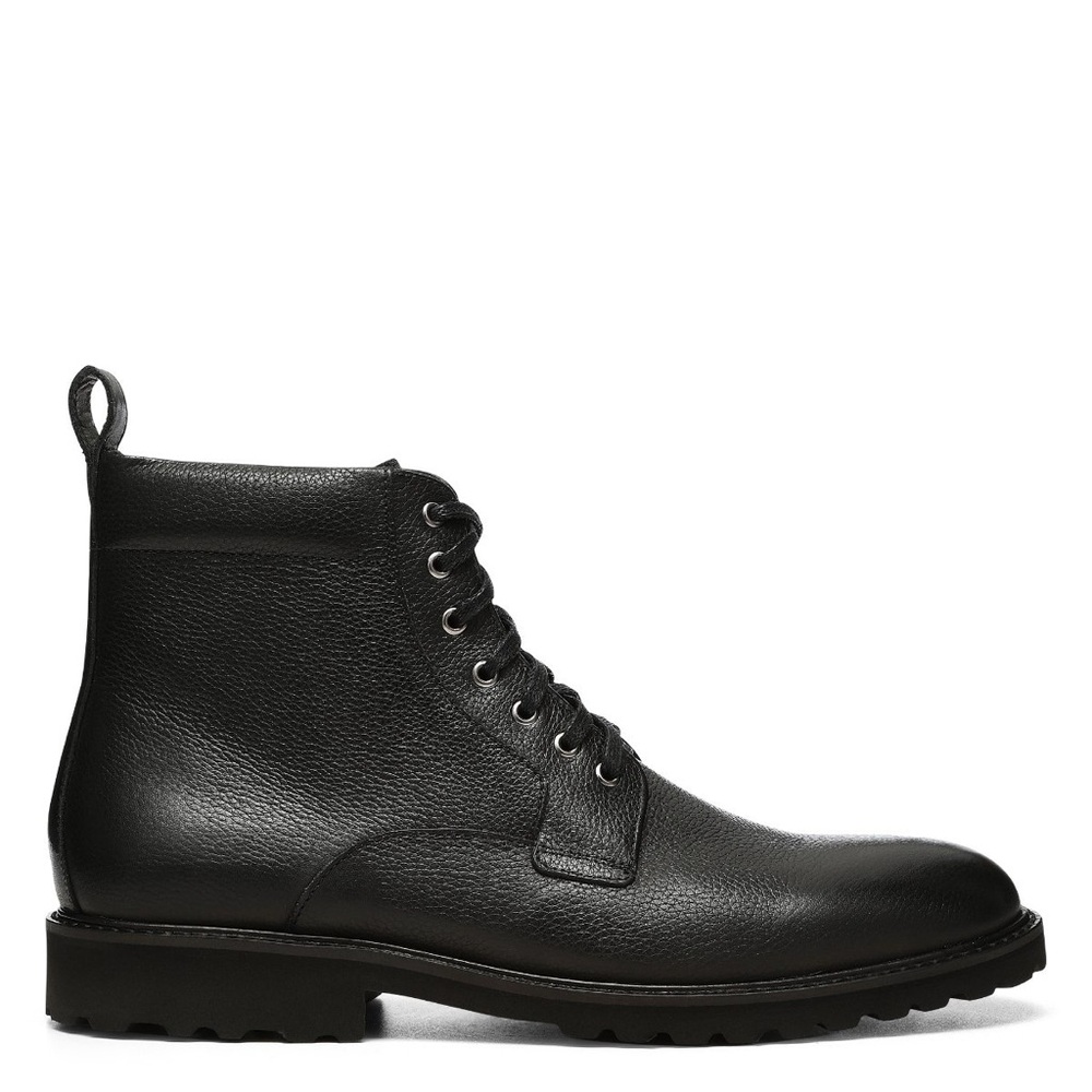 Donald Pliner James Pebbled Leather Lace-Up Boots Size 9 Men’s Designer Ankle - Picture 2 of 12